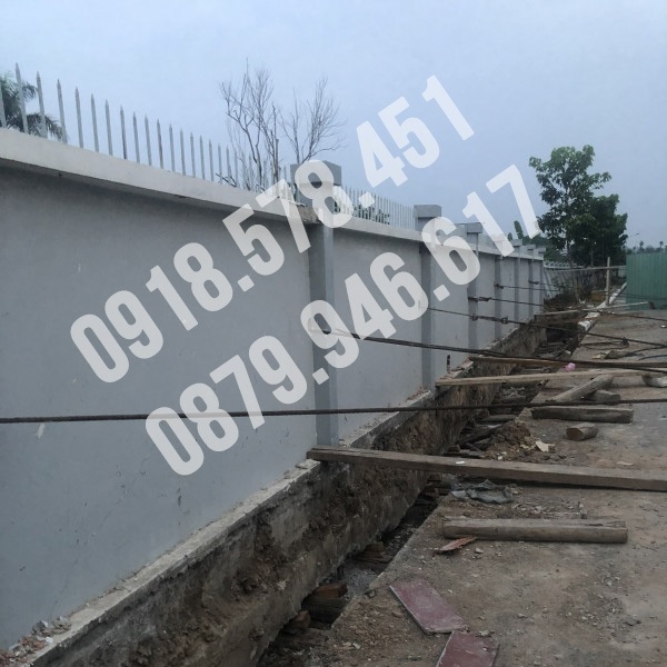 Nâng và chỉnh hàng rào tại Bình Dương