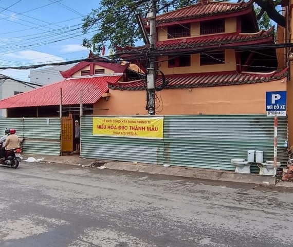 Nâng miếu Sóc Trăng
