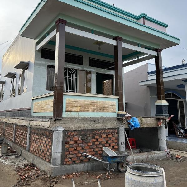 Nâng nhà lên cao thêm 1m4 tại Long An