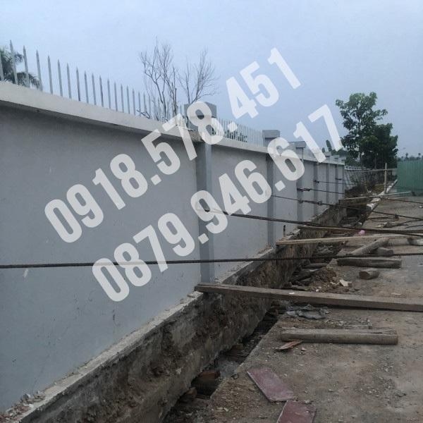 Nâng và chỉnh hàng rào tại Bình Dương