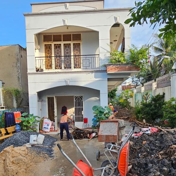 Xử lý nhà lún nghiêng 25cm tại Quận 12