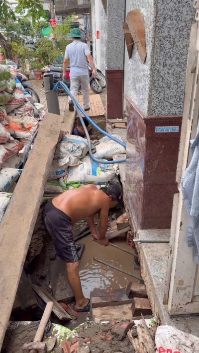 nang nha 2 tang 160m2 len 60cm tai can tho do thap hon mat duong 5