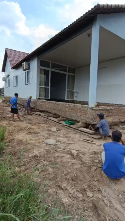 di doi nha ngang 10m dai 20m xe ngang 25m keo toi phia truoc 12m tai hau giang 2