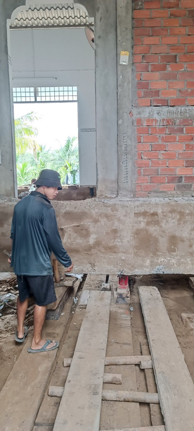 di doi nha ngang 8m dai 12m lui 10m nang cao 1m tai tien giang 4